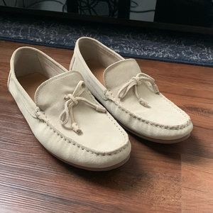 Zara men’s loafers drivers tan